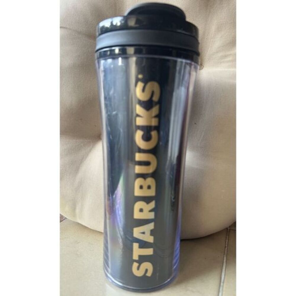 Star black And Gold Tumbler